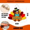 Thanksgiving Turkey Door Sign – Rustic “Gobble Gobble” Fall Welcome Hanging Decor, Wooden Autumn Harvest Wall Sign for Front Door, Porch, Kitchen & Home Seasonal Decorations